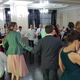The reception featured lots of dancing in a circle while holding hands (a dance called the “hora”), excellent Romanian food, and a steady flow of vișinată and affinata (Romanian berry-based moonshine). Image: Josi